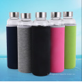 Ecofriendly Glass fruit sport handy bottle,heat resistant water bottle